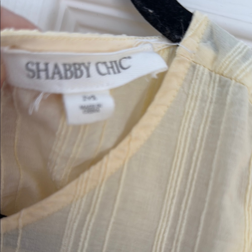 Shabby Chic Yellow Ruffled Dress - Picture 3 of 7
